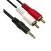 Cable Rca a Plug de audio 3.5