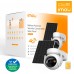 Camara Solar Para Sim 4G con 360 IMOU Cell PT 3MP Vision Color de Noche de Exterior Sirena 