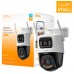 Camara Wifi 360 IMOU Cruiser Dual 2 SC 6MP Vision Color de Noche de Exterior Sirena 