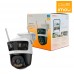 Camara Wifi 360 IMOU Cruiser Triple 11MP Vision Color de Noche de Exterior Sirena 