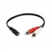 Cable Rca a Plug de audio 3.5 Hembra
